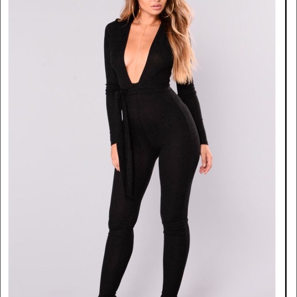 long sleeve jumpsuit fashion nova